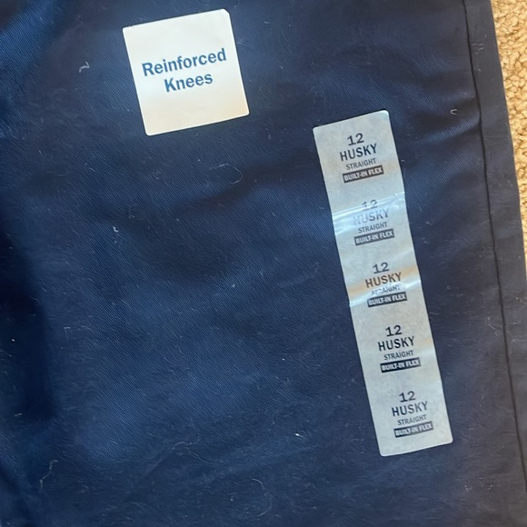 Boys navy chinos - NWT. Size 12 husky. - Picture 2 of 5
